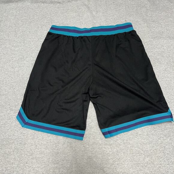 Ultra Game Charlotte Hornets NBA Men's Active Knit Basketball Training Shorts XL - Picture 6 of 7